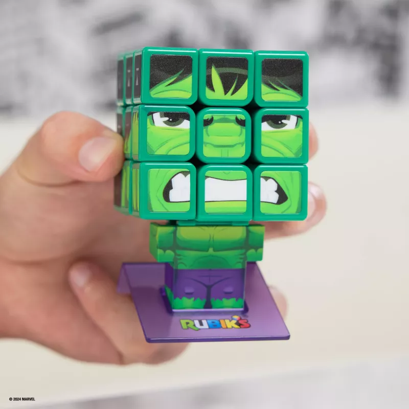 Spin Master Rubik's - Cubers 3x3 Hulk, παιχνίδι επιδεξιότητας
