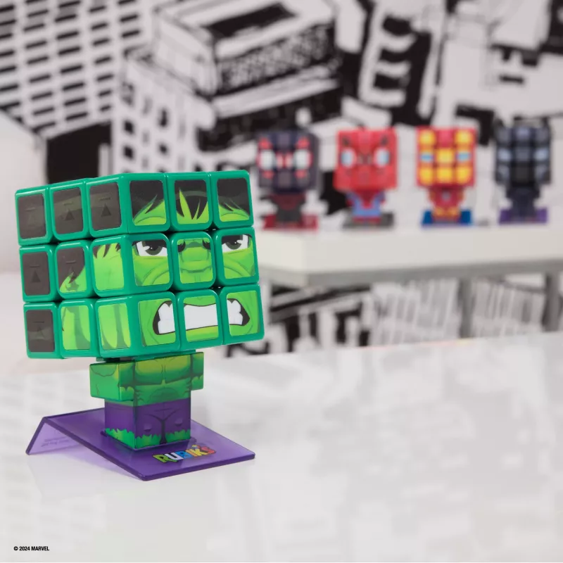 Spin Master Rubik's - Cubers 3x3 Hulk, παιχνίδι επιδεξιότητας
