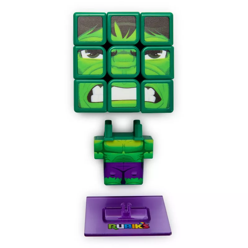 Spin Master Rubik's - Cubers 3x3 Hulk, παιχνίδι επιδεξιότητας