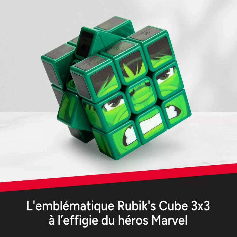 Spin Master Rubik's - Cubers 3x3 Hulk, παιχνίδι επιδεξιότητας