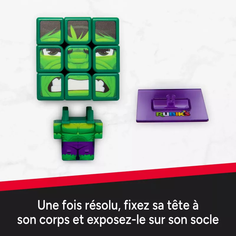 Spin Master Rubik's - Cubers 3x3 Hulk, παιχνίδι επιδεξιότητας