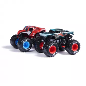 Monster Jam, Marvel Επίσημο Iron Man Vs. War Machine Die-Cast Monster Trucks, κλίμακα 1:64, παιχνίδι για αγόρια και κορίτσια από 3 ετών