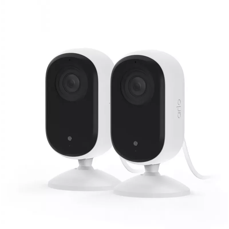 IP κάμερα ασφαλείας Arlo Essential 2K Indoor Security Camera 2 τεμ. ασύρματη εσωτερικού χώρου