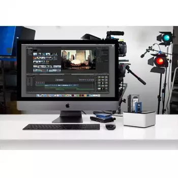 Drive Dock USB-C, Σταθμός σύνδεσης ασημί/μαύρο