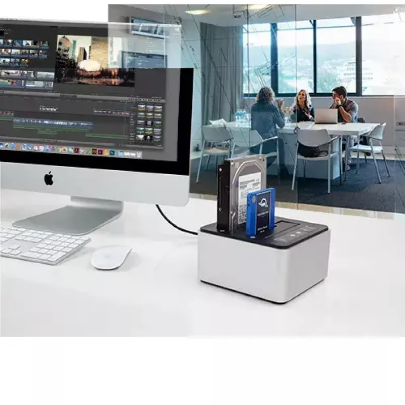 Drive Dock USB-C, Σταθμός σύνδεσης ασημί/μαύρο