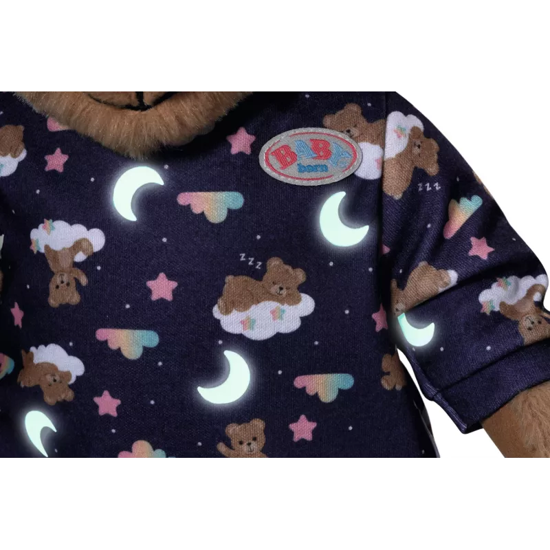 BABY born φόρμα ύπνου Teddy Glow in the Dark, φόρμα κούκλας, 1 έτος