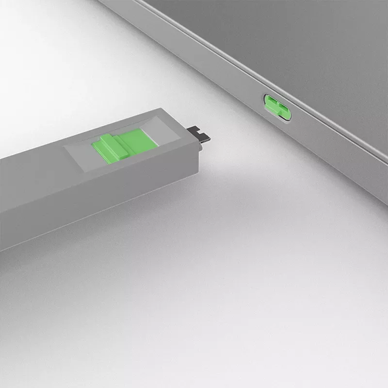 Κλειδί αποκλεισμού θυρών Lindy USB Type-C Κλειδί αποκλεισμού θυρών Συσκευασία 4 τεμ. Πράσινο
