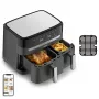 Tefal Dual Easy Fry & Grill EY905B Διπλή 8,3-L Αυτόνομη 2700 W Φριτέζα θερμού αέρα Γκρι