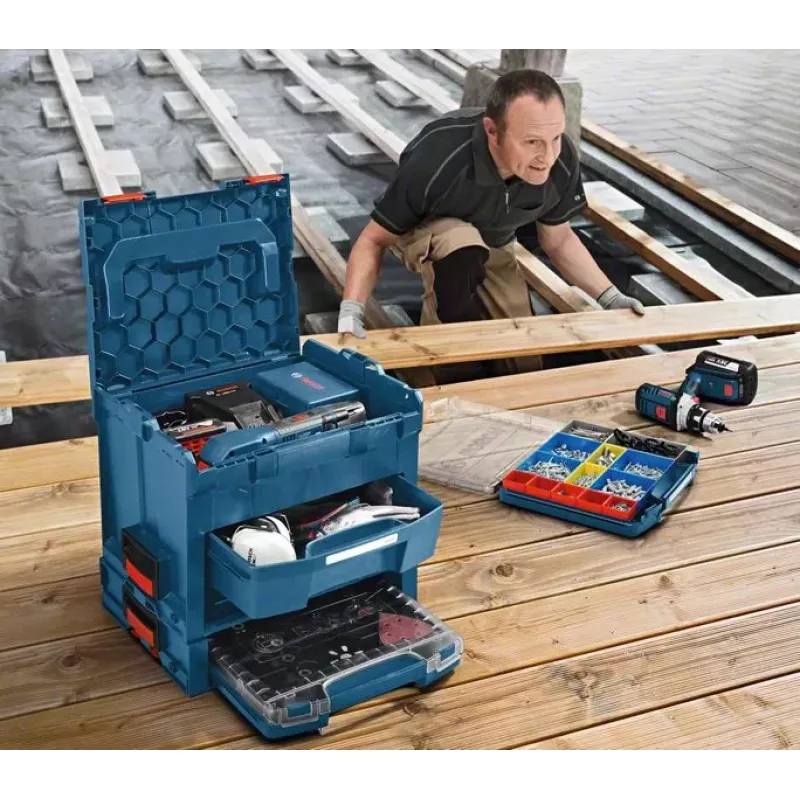 Bosch 1 600 A00 2WR Κουτί αποθήκευσης εξαρτημάτων μαύρο σετ διαχωριστικών