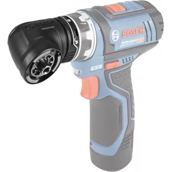 Bosch GFA 12-W Professional FlexiClick γωνιακό εξάρτημα, εξάγωνο 1/4″ (6,35 mm), για GSR 12V-15 FC, μαύρο