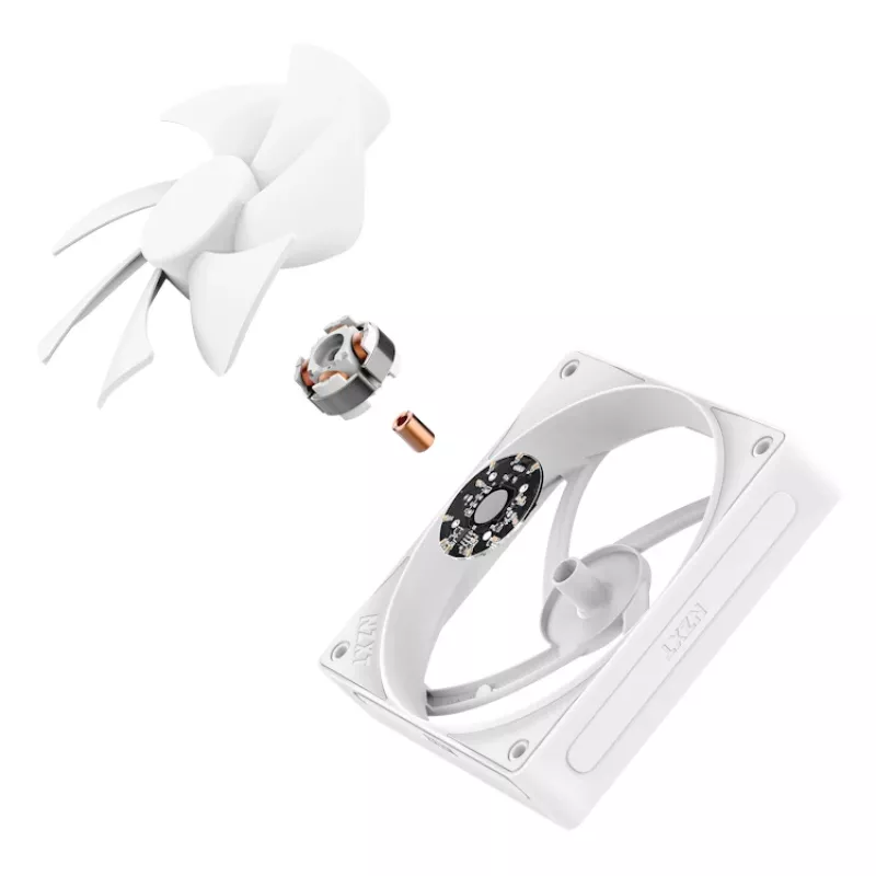 NZXT ανεμιστήρας ψύξης F120p 120mm λευκό Static Pressure