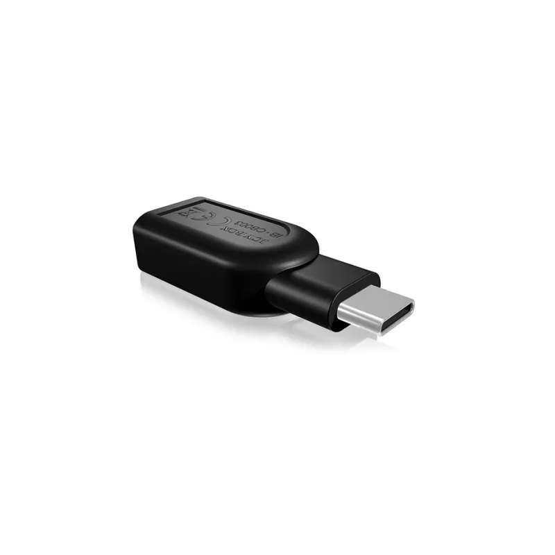 ICY BOX IB-CB003 USB 3.0 Type-C USB 3.0 Type-A Μαύρο