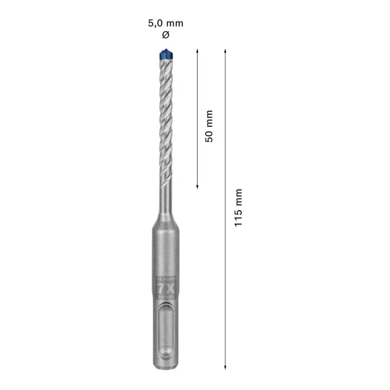 Τρυπάνι Bosch SDS plus-7X 5 mm 115 mm