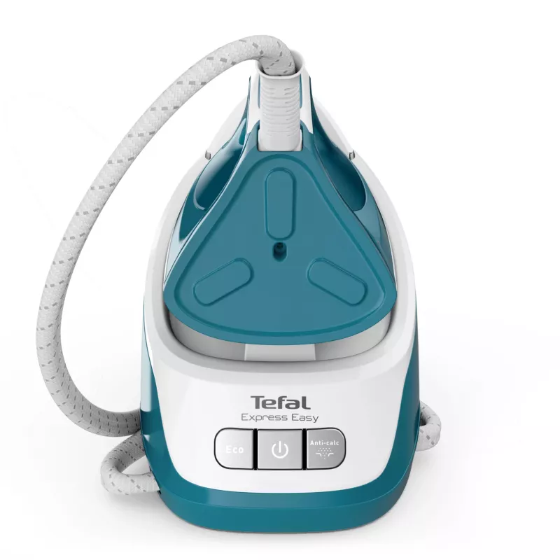 Tefal Express Easy SV6131E0 σταθμός σιδερώματος ατμού, 5,8 bar, 120 g/min, εκτόξευση ατμού 350 g/min, 1,7 l, αυτόματη απενεργοποίηση, λευκό/τιρκουάζ