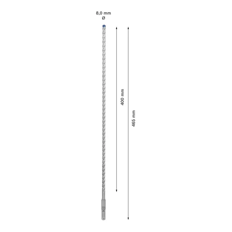 Τρυπάνι Bosch SDS plus-7X 8 mm 465 mm