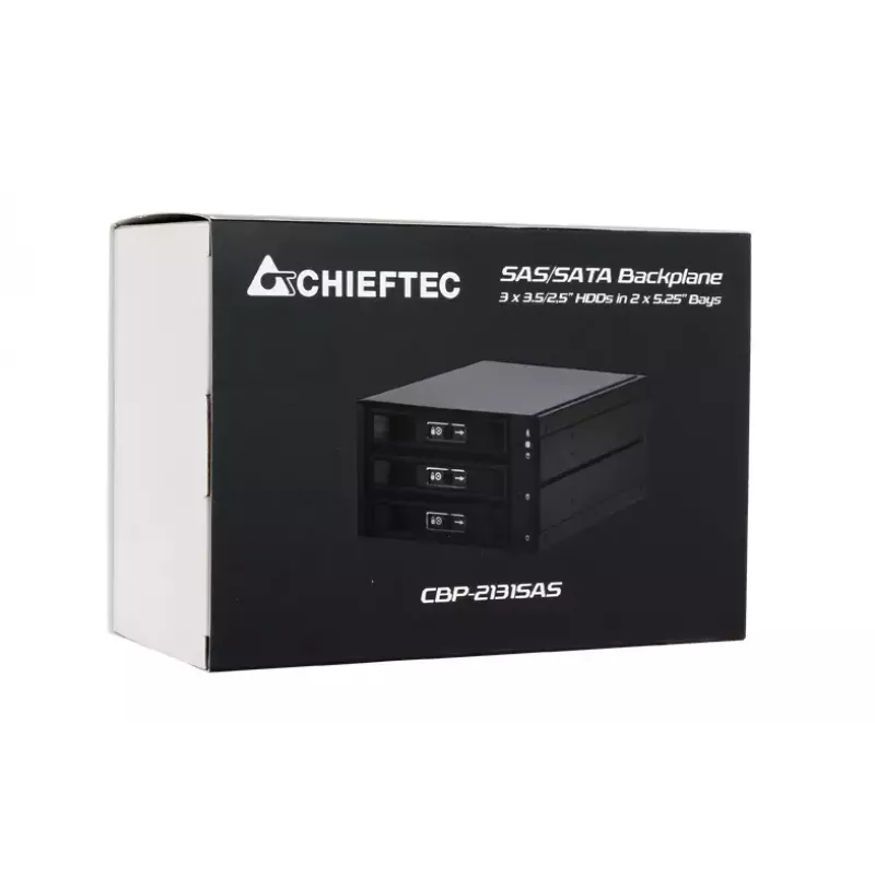 Chieftec CBP-2131SAS θήκη δίσκου πλαίσιο στήριξης μαύρο