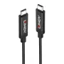 Lindy 5m ενεργό καλώδιο USB 3.2 Gen 2 C/C, 5 m, USB C, USB C, USB 3.2 Gen 2 (3.1 Gen 2), 10 Gbit/s, Μαύρο