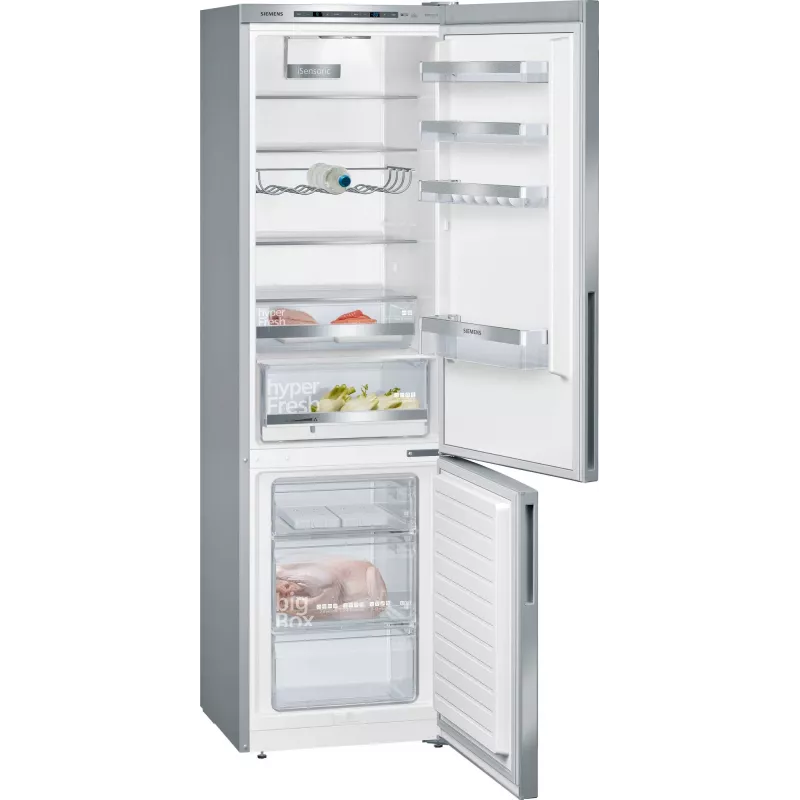 Siemens iQ500 KG39EAICA Ψυγειοκαταψύκτης Ελεύθερος 343 L Ασημί