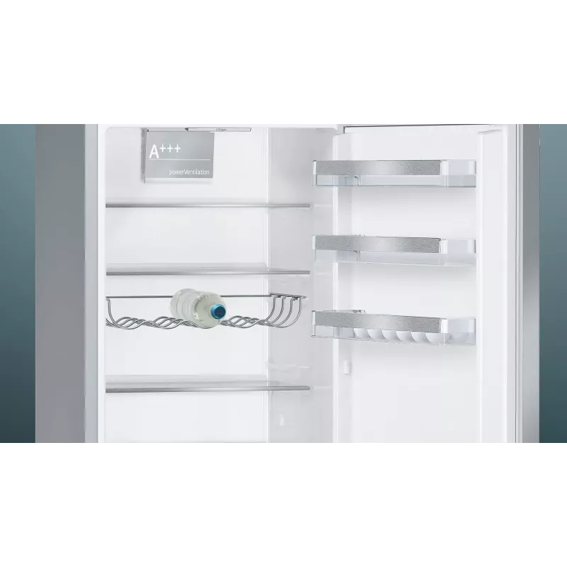 Siemens iQ500 KG39EAICA Ψυγειοκαταψύκτης Ελεύθερος 343 L Ασημί