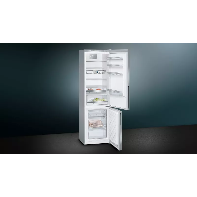 Siemens iQ500 KG39EAICA Ψυγειοκαταψύκτης Ελεύθερος 343 L Ασημί