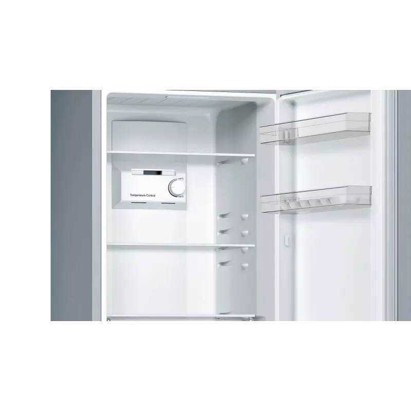 Bosch Serie 2 KGN33NLEB ψυγειοκαταψύκτης, ελεύθερης τοποθέτησης, 279 l, No Frost, E, ανοξείδωτο ατσάλι