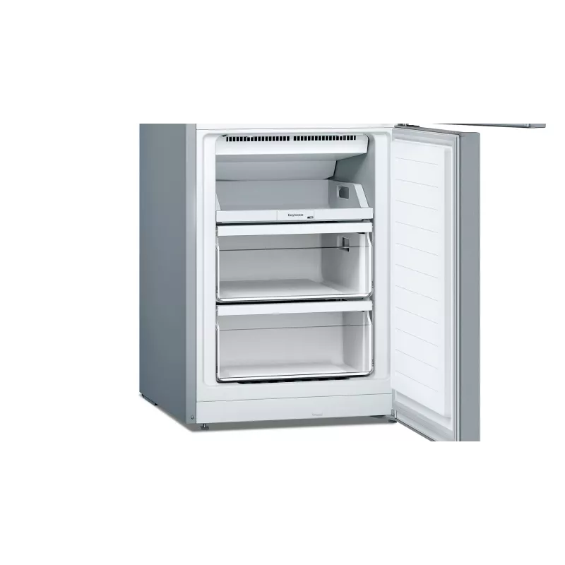 Bosch Serie 2 KGN33NLEB ψυγειοκαταψύκτης, ελεύθερης τοποθέτησης, 279 l, No Frost, E, ανοξείδωτο ατσάλι
