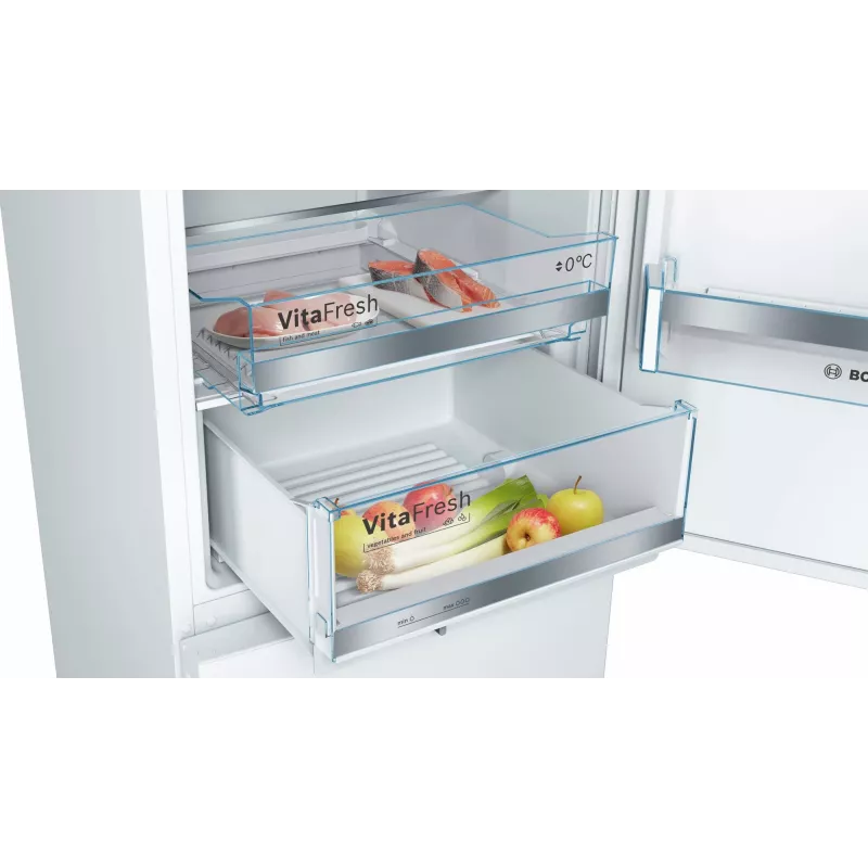 Bosch Serie 6 KGE36AWCA ψυγειοκαταψύκτης ελεύθερης τοποθέτησης 308 L λευκό