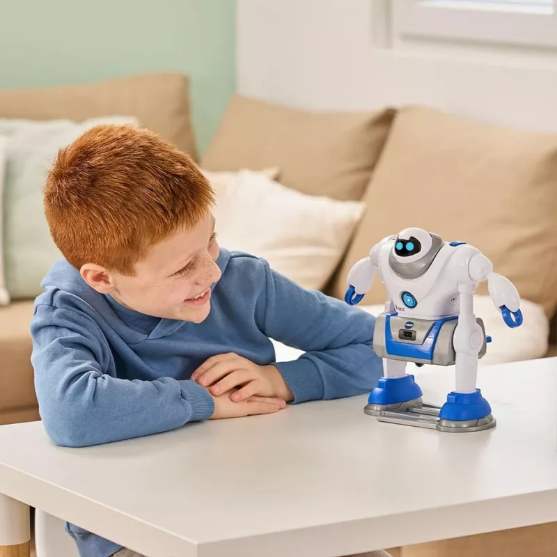 VTech V-Bot, αγόρι/κορίτσι, 5 έτη, με ήχο VTech V-Bot. Τύπος μπαταρίας: AA. Χρώμα προϊόντος: μαύρο, μπλε, λευκό