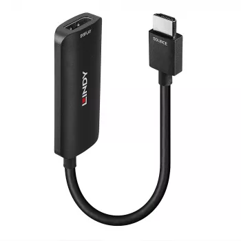 Lindy Μετατροπέας HDMI 4K60 σε DisplayPort 1.2, 157 m, HDMI Type-A (Standard), DisplayPort, αρσενικό, θηλυκό, Ίσιο