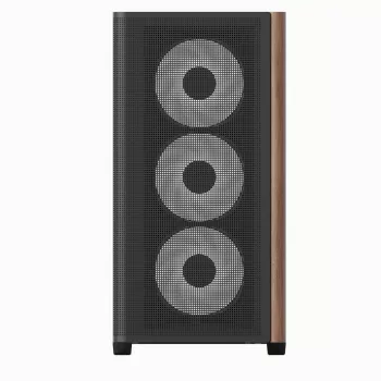 Mini Tower PC Aerocool D301A Μαύρο Ξύλο ATX τροφοδοτικό