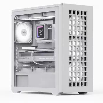 Aerocool D502A Midi Tower Λευκό