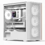 Aerocool D301A Mini Tower Λευκό, Ξύλο
