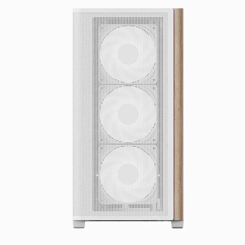 Aerocool D301A Mini Tower Λευκό, Ξύλο