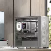 Aerocool D301A Mini Tower Λευκό, Ξύλο