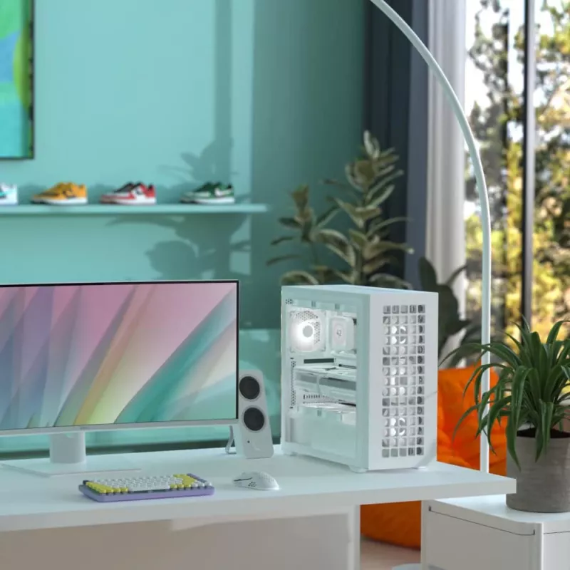 Aerocool D502A Midi Tower Μαύρο