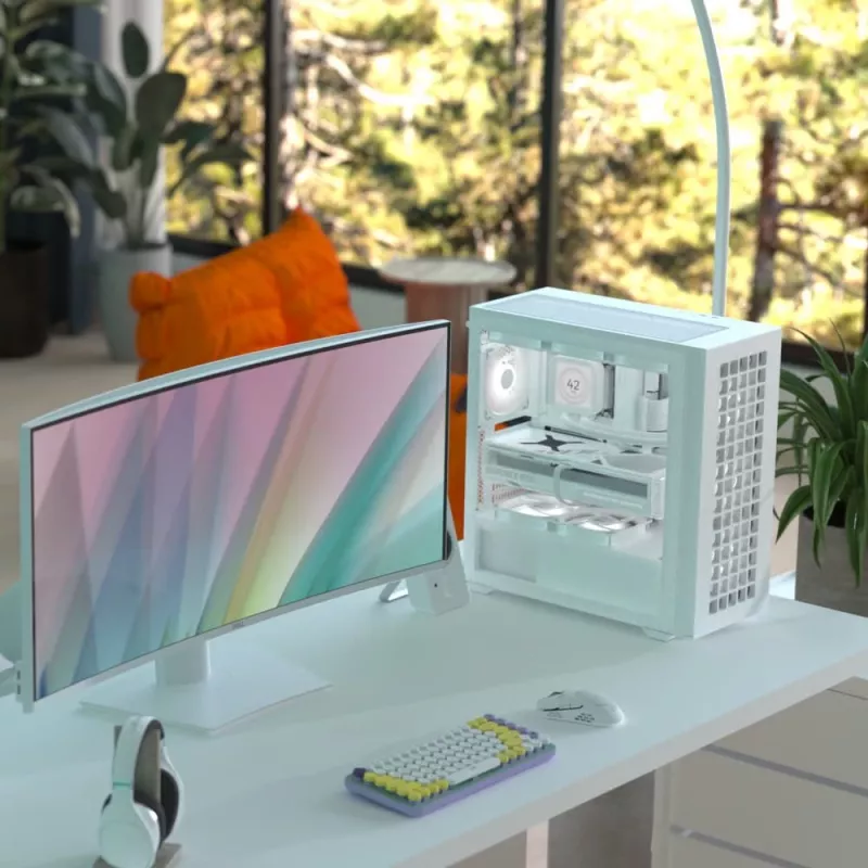 Aerocool D502A Midi Tower Μαύρο