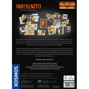 Kosmos Masters of Crime - Inkognito 150 λεπ. επιτραπέζιο παιχνίδι ντετέκτιβ