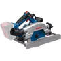 Επαναφορτιζόμενος δισκοπρίονας χειρός Bosch GKS 18V-57-2 GX Professional 06016C1001, 18 V, λεπίδα 165 mm, οπή 20 mm, solo (χωρίς μπαταρία και φορτιστή), σε L-BOXX, μπλε/μαύρος