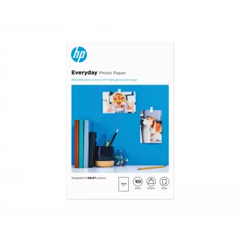 HP Everyday Φωτογραφικό χαρτί, γυαλιστερό, 200 g/m², 10 x 15 cm (101 x 152 mm), 100 φύλλα
