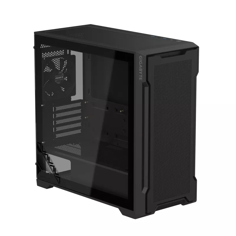 GIGABYTE C102 GLASS Midi Tower Μαύρο
