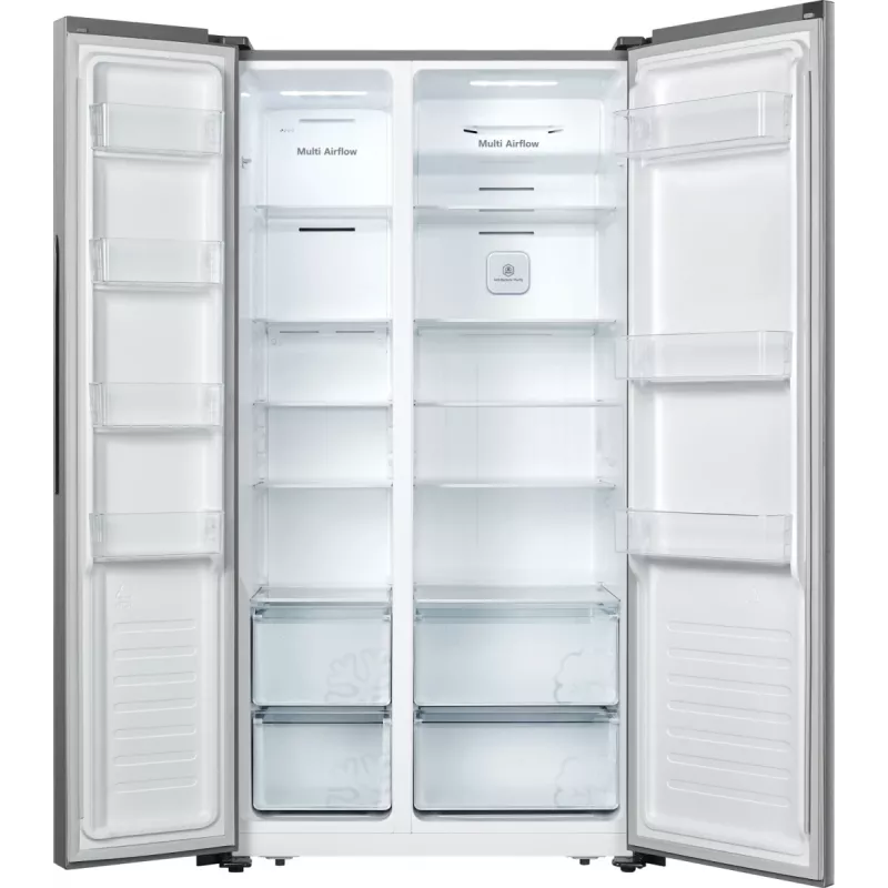 Hisense RS677N4ACC Ψυγείο Side-by-Side Ελεύθερο 519 L Ανοξείδωτο ατσάλι