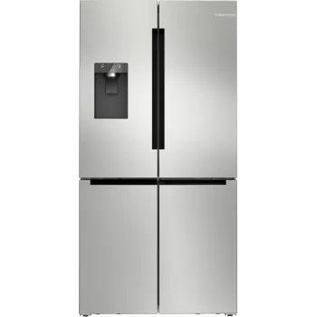 Bosch Serie 6 KFI96APEA ψυγειοκαταψύκτης French Door, 574 l (375 l ψυγείο + 199 l καταψύκτης), ενεργειακή κλάση E, Home Connect, βουρτσισμένο ανοξείδωτο ατσάλι
