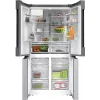 Bosch Serie 6 KFI96APEA ψυγειοκαταψύκτης French Door, 574 l (375 l ψυγείο + 199 l καταψύκτης), ενεργειακή κλάση E, Home Connect, βουρτσισμένο ανοξείδωτο ατσάλι