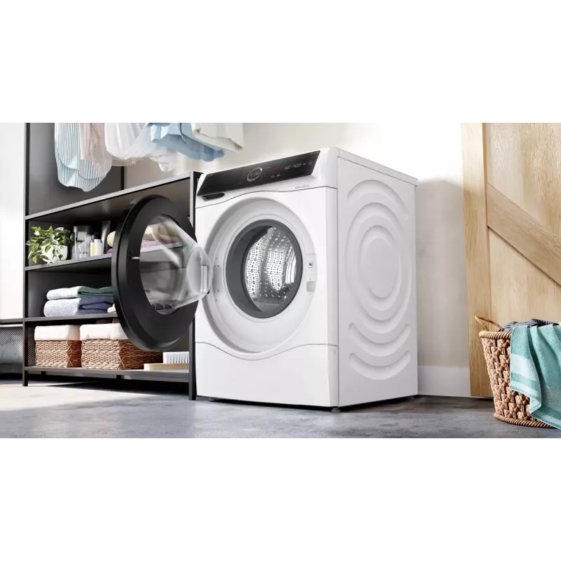 Bosch Serie 8 WNC254A40 πλυντήριο-στεγνωτήριο ελεύθερο μπροστινής φόρτωσης λευκό
