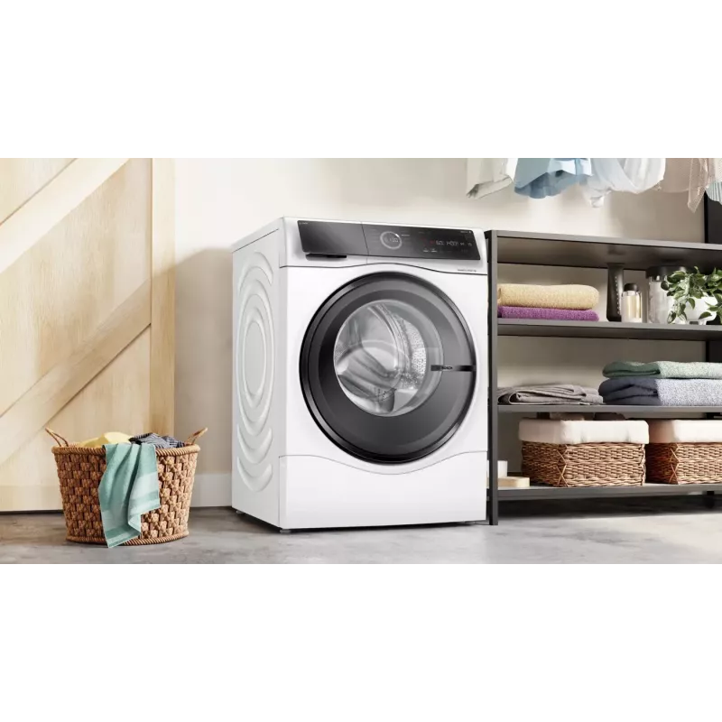 Bosch Serie 8 WNC254A40 πλυντήριο-στεγνωτήριο ελεύθερο μπροστινής φόρτωσης λευκό