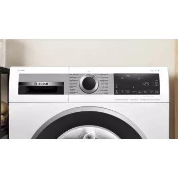 Bosch Serie 6 WGG244F40 πλυντήριο ρούχων εμπρόσθιας φόρτωσης, 9 kg, 1351 σ.α.λ., i-DOS, λευκό/μαύρο