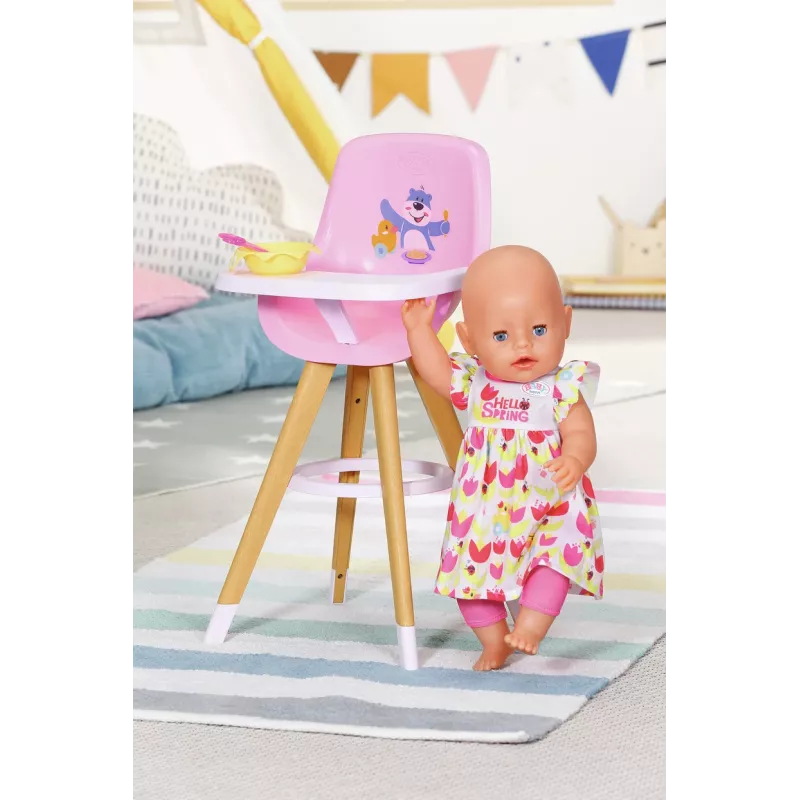 BABY born 829271 Αξεσουάρ κούκλας Καρεκλάκι φαγητού κούκλας