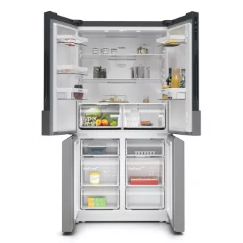 Siemens iQ300 KF96NVPEA ψυγείο side-by-side French Door, 605 l (405 l + 200 l), ασημί