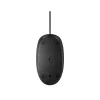 HP 128 Laser Ενσύρματο ποντίκι, αμφίχειρο, Laser, USB Type-A, 1200 DPI, Μαύρο