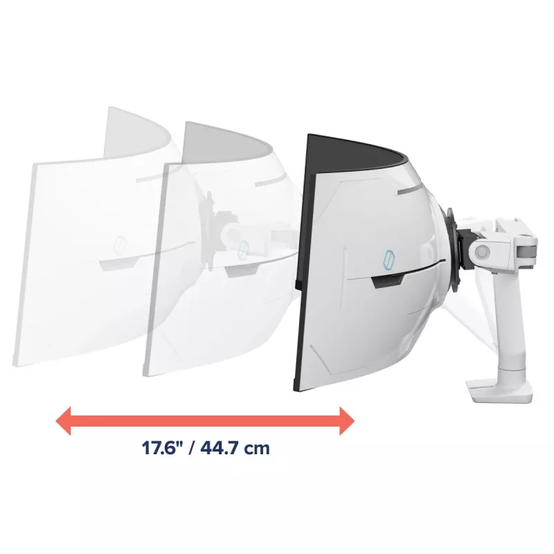 ERGOTRON HX Βραχίονας οθόνης γραφείου με VHD-Pivot – λευκό